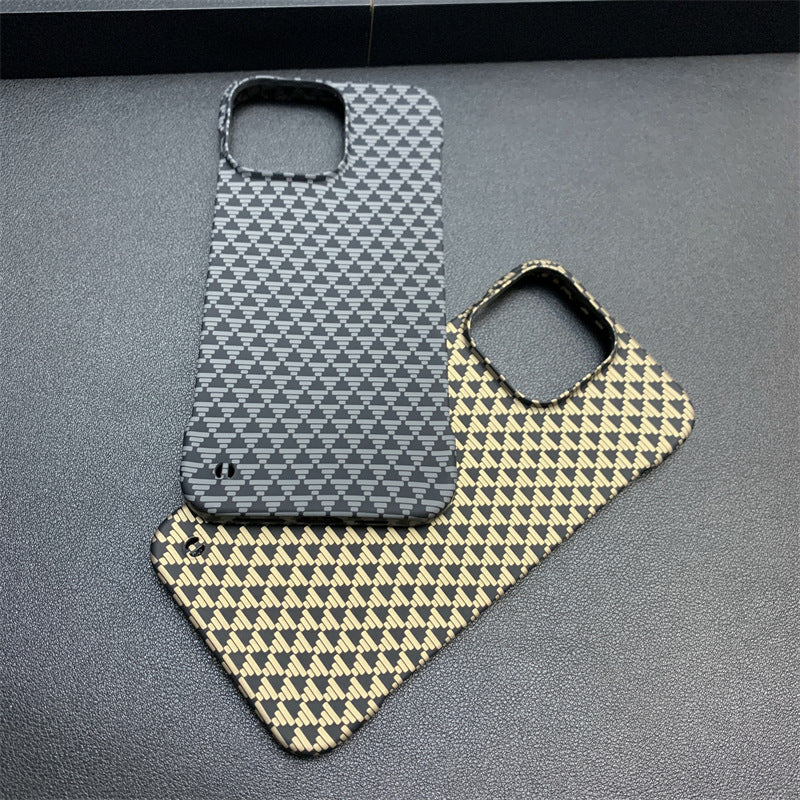 Modèle de source Triangle sans cadre Étui de téléphone à demi-paquet ultra-mince