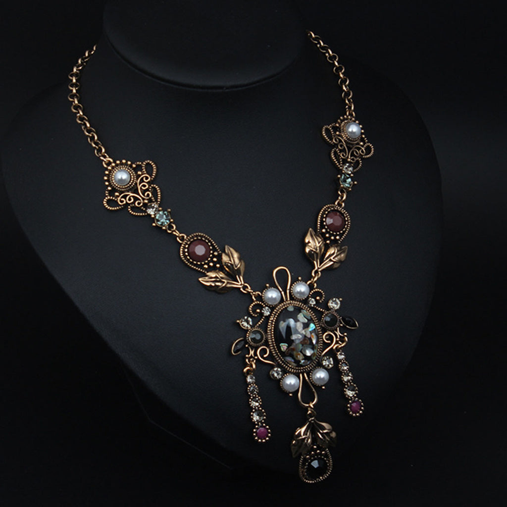 Perles du vent Photo Props Pendentif Vintage Or