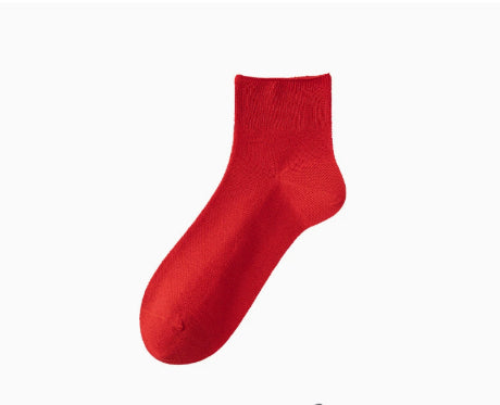 Hommes Court Printemps Été Mesh Respirant Sans couture Coton pur Hommes Chaussettes