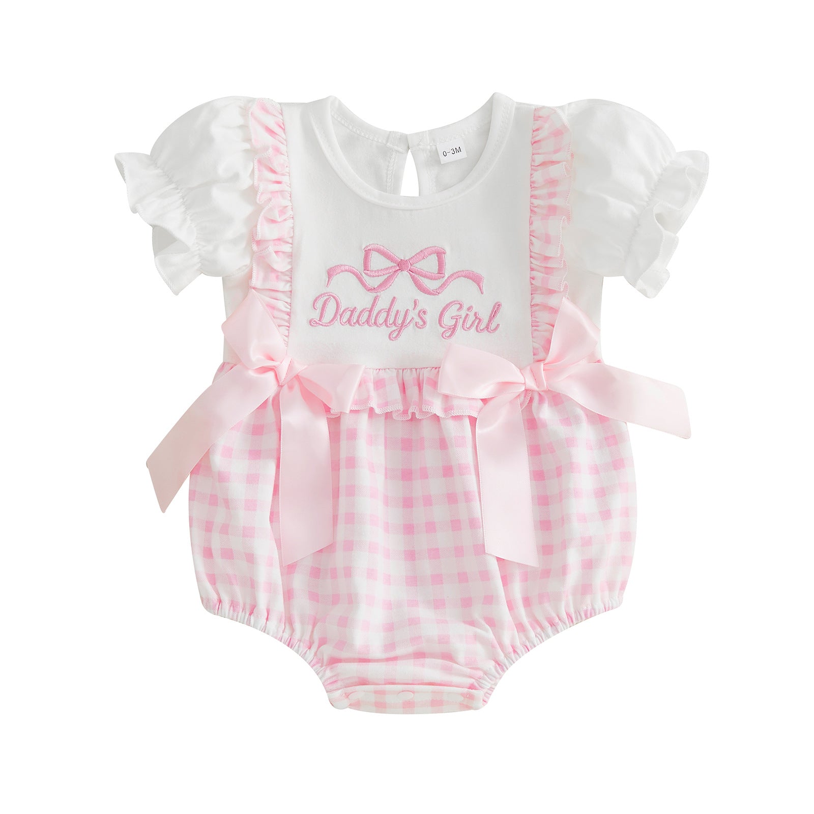 Letter-print Onesie Headband Set Vêtements bébé