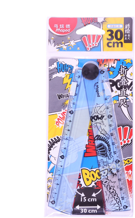 Règle déployante 30cm règle rotative élargie