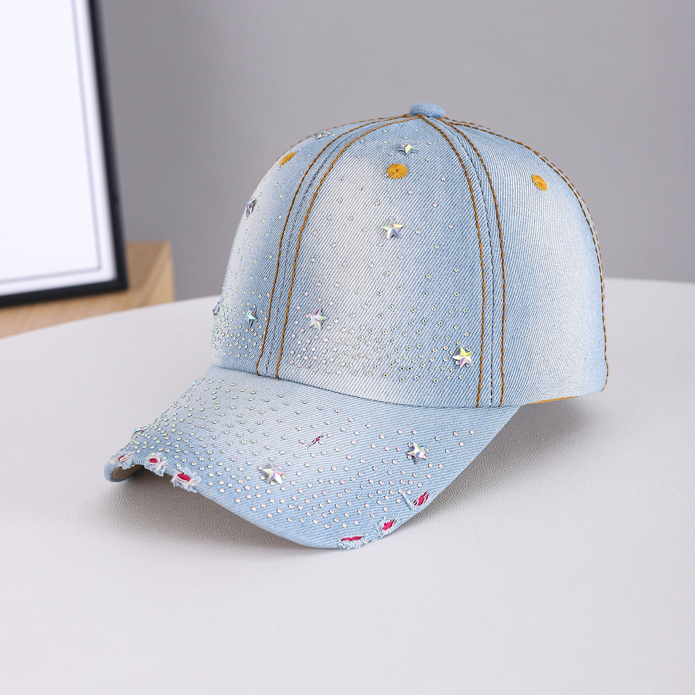 Les hommes et les femmes en trois dimensions Glitter Diamond Mini Stars Détressed Craft Style R