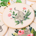 Broderie de chat Pattern Diy Matériau Package Kit