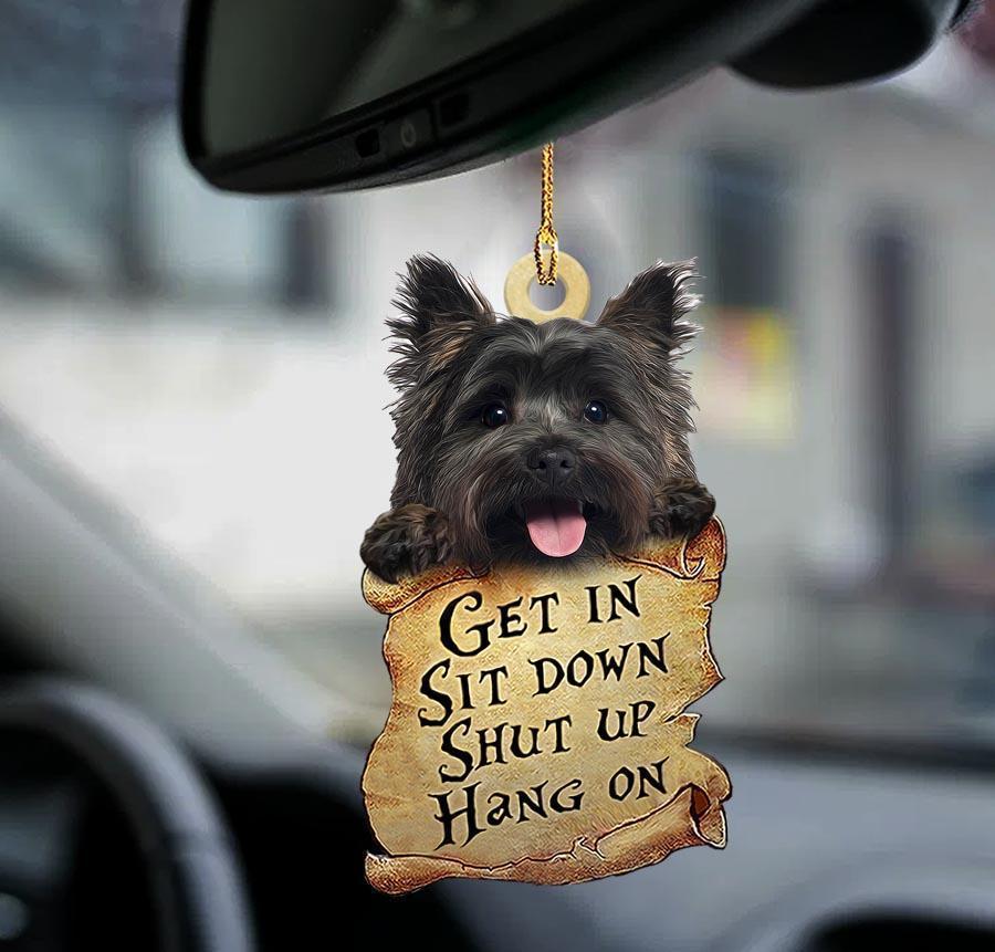 Pendentif de voiture chien de couchage Angel Home Décor Acrylique Showcase Ornements suspendus pour portes