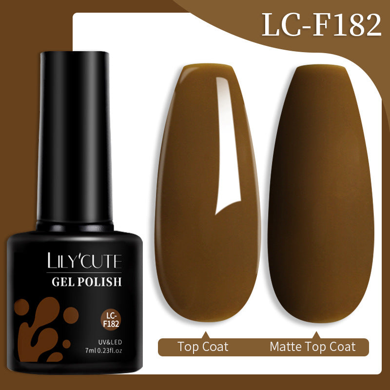 Jeu populaire Glitter Colle d'ongle de couleur solide
