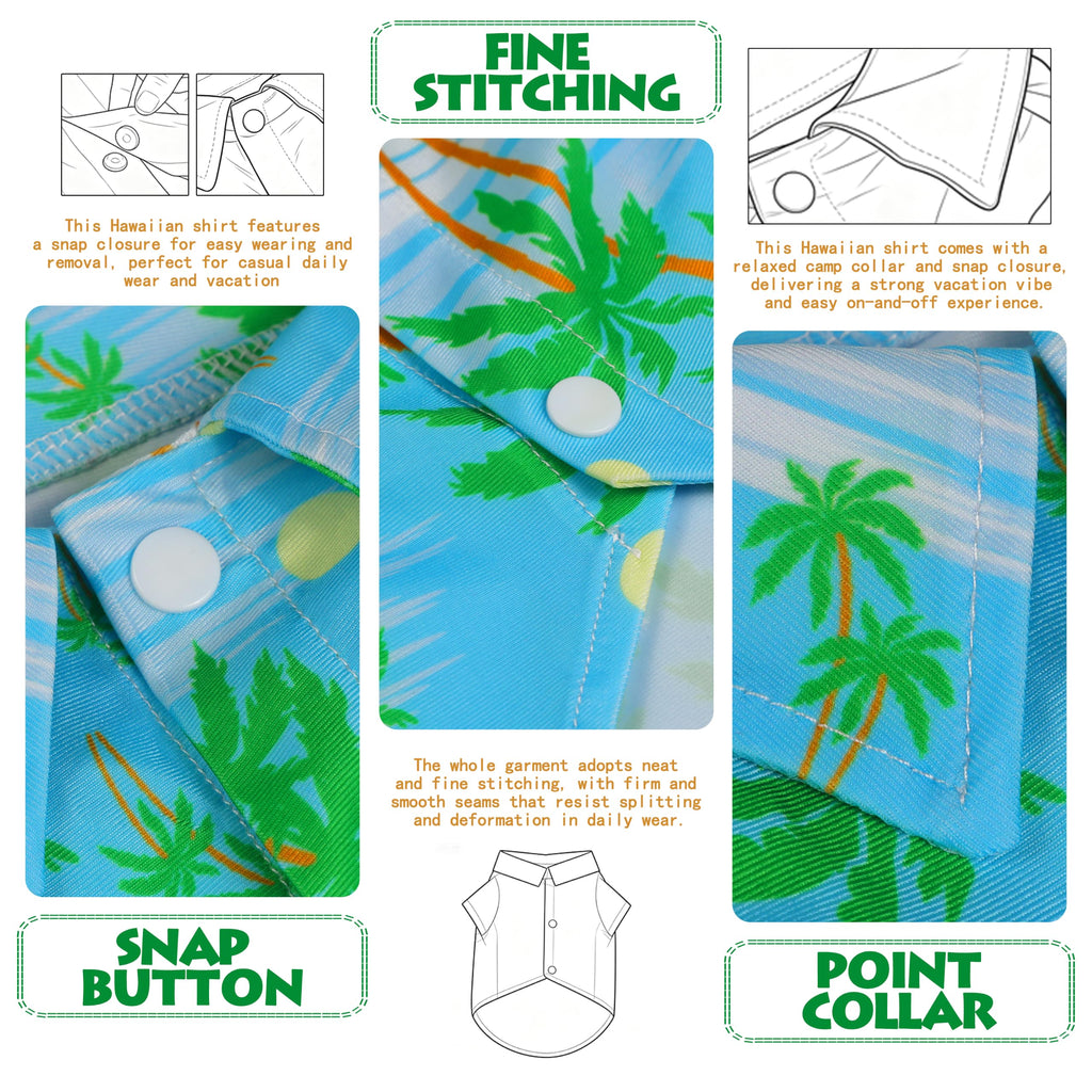T-shirt de chien de style Hawaii pour chien de coco