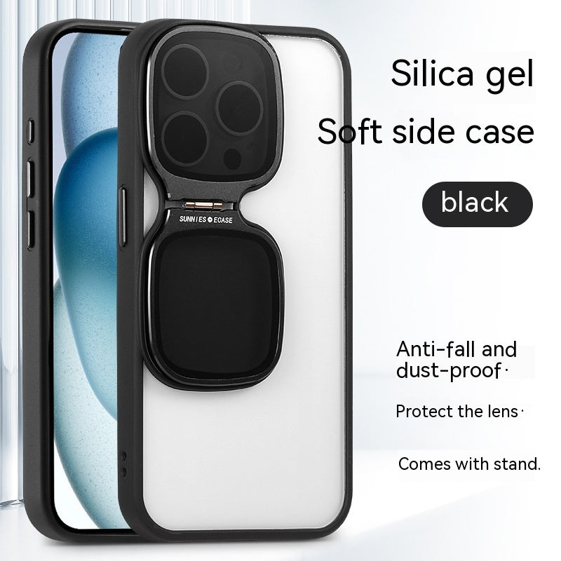 Support de lunettes de soleil Étui de téléphone résistant à la chute transparent