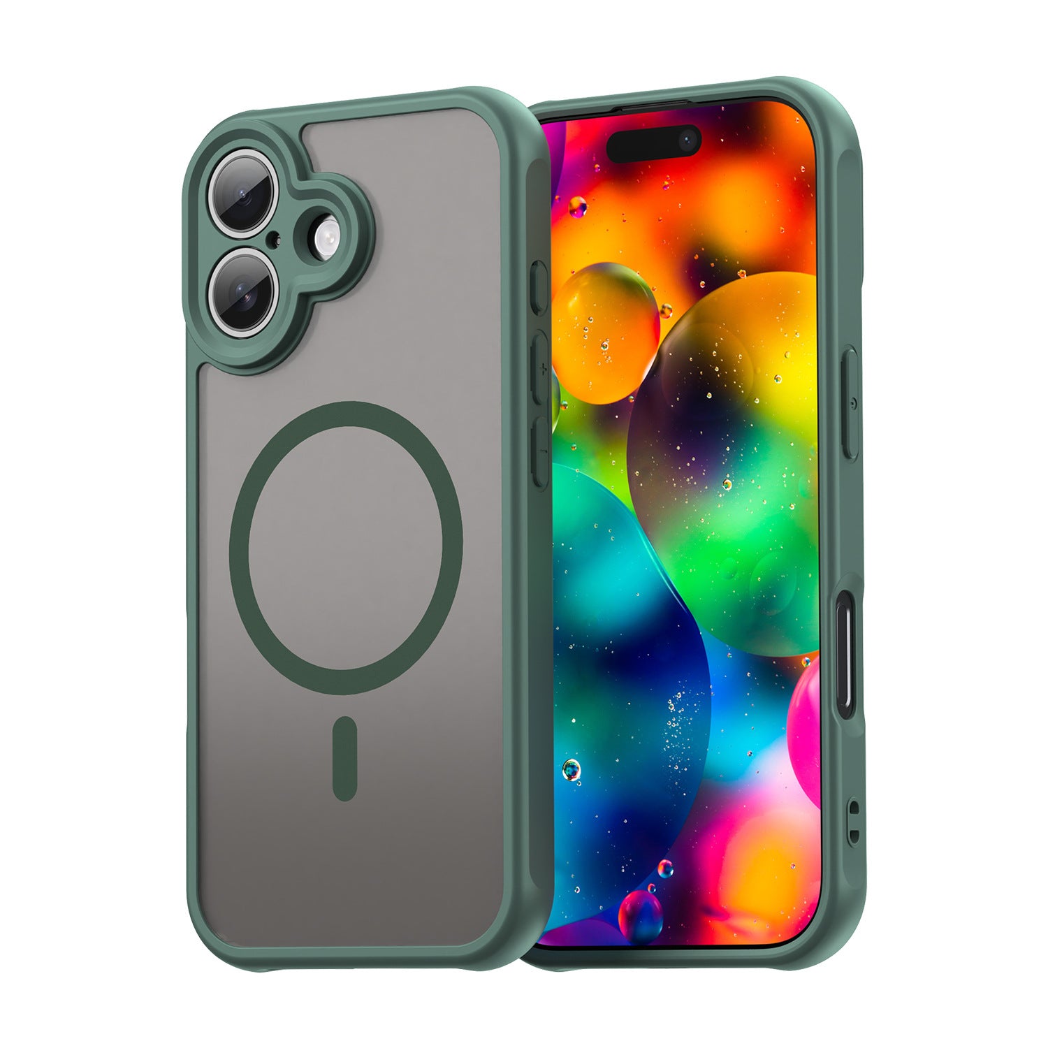 Boîtier de téléphone magnétique pour PC TPU Frosted résistant à la chute