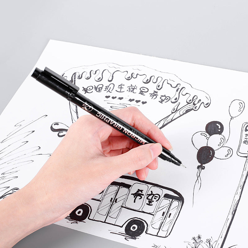 Comic stylo très fin peint à la main