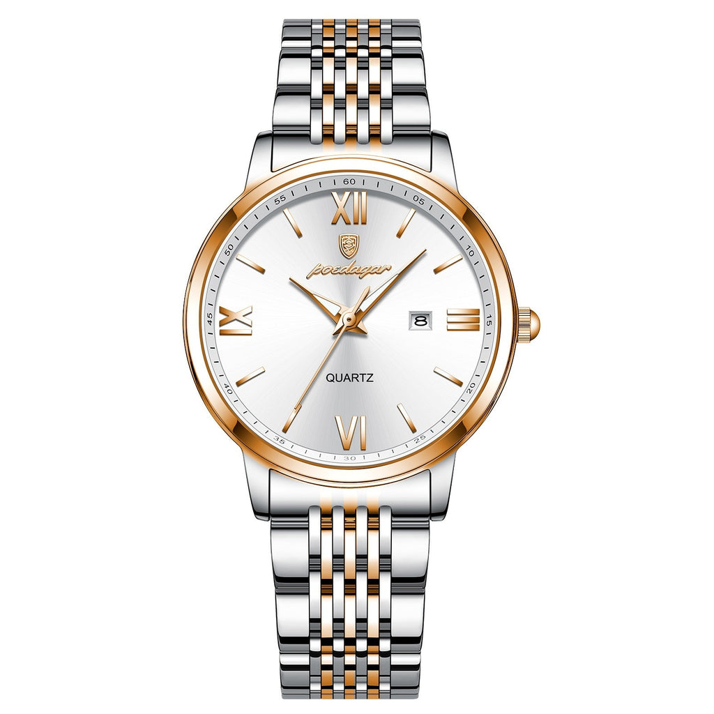 Montre de mode lumineuse ultra-mince pour femme