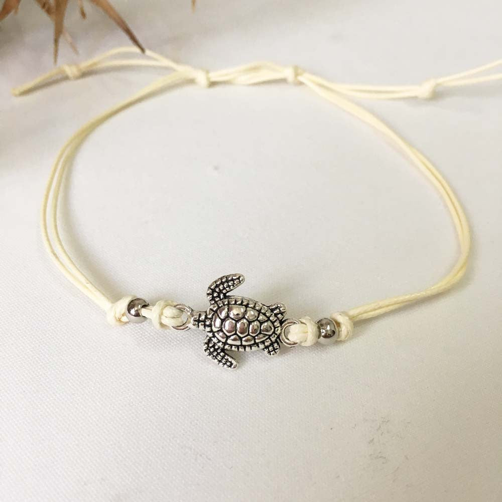 Pendentif de tortue à corde tressée à la mode pour les femmes