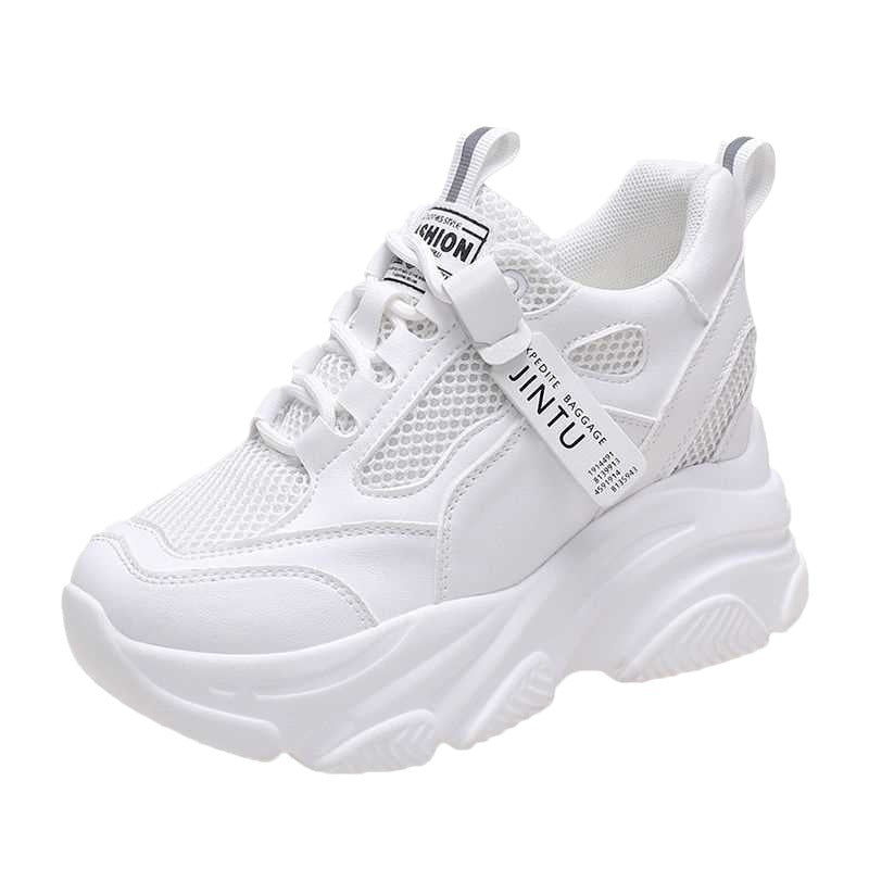 Femmes Mode Casual Respirant Mesh Platform Chaussures Casual