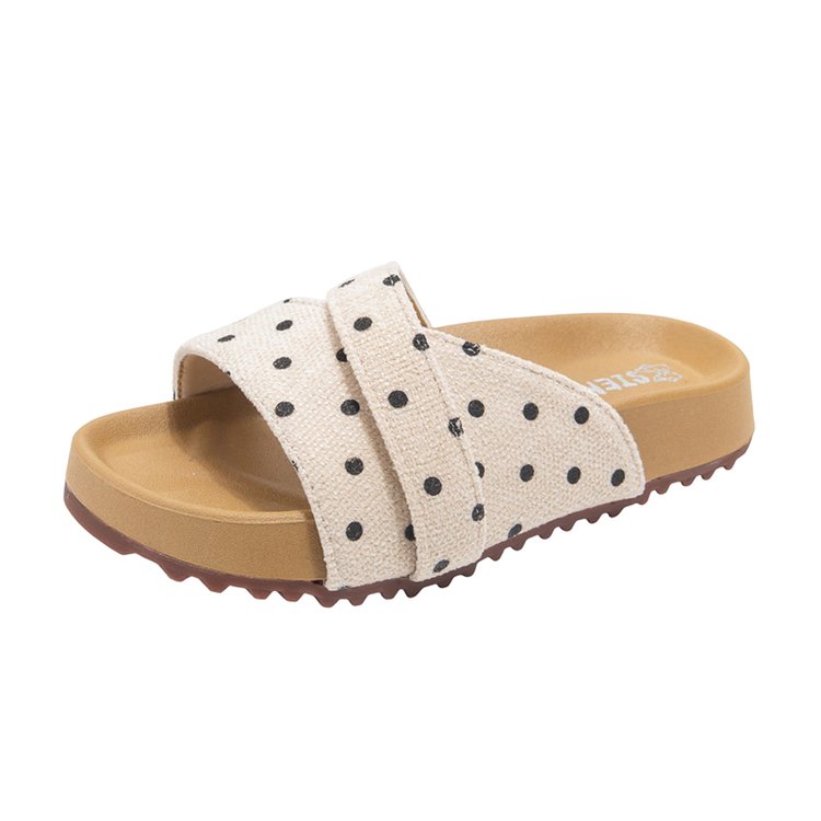 Filles' Polka Dot Flip Flops Summer Design Sandales pour enfants Bébé Pantoufles pour filles