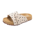 Filles' Polka Dot Flip Flops Summer Design Sandales pour enfants Bébé Pantoufles pour filles