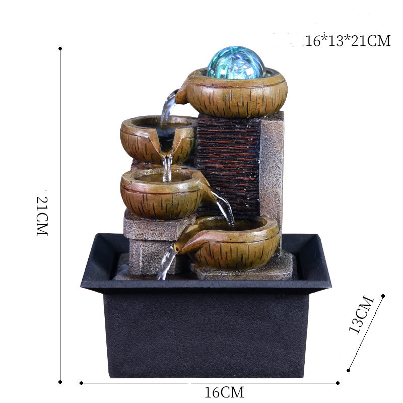 Eau courante de fontaine européenne