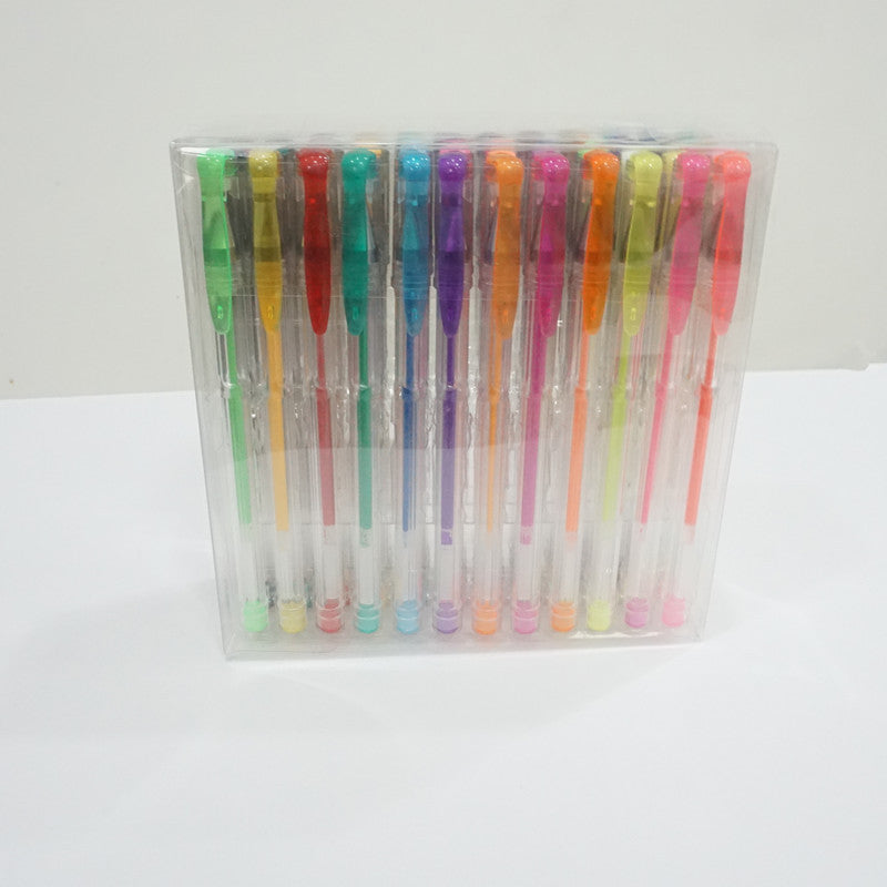 Stylo de couleur Gel Stylo d'aquarelle 100 Couleur Set Highlighter Stylo