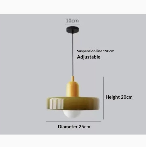 Simple Chandelier Creative Cream Style salon lampe en verre moderne