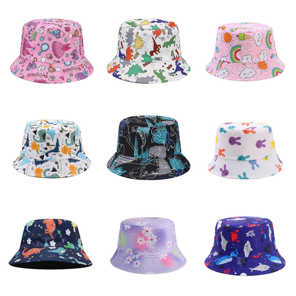 Chapeau d'animaux à double bord pour enfants