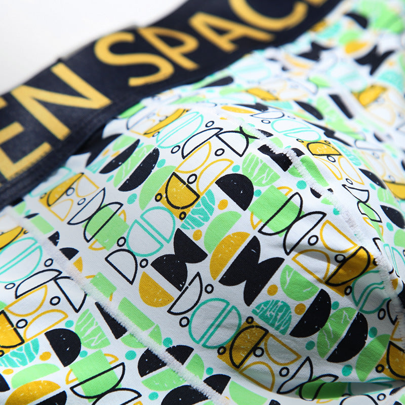 Boxers de mode en soie glacée imprimés