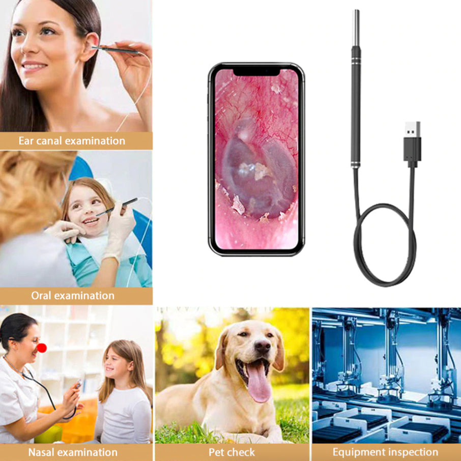 HD LED Endoscope endoscope endoscope appareil photo de cire choix de nettoyage outil de nettoyage Kit de suppression