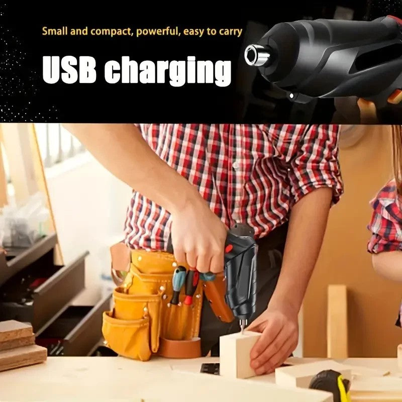 47 En 1 ensemble de perceuses électriques sans fil Conducteur électrique tournevis rechargeable NOUVEAU