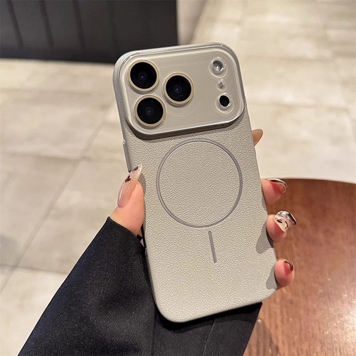 Year of the Horse Magnetic Leather Grain Phone Case