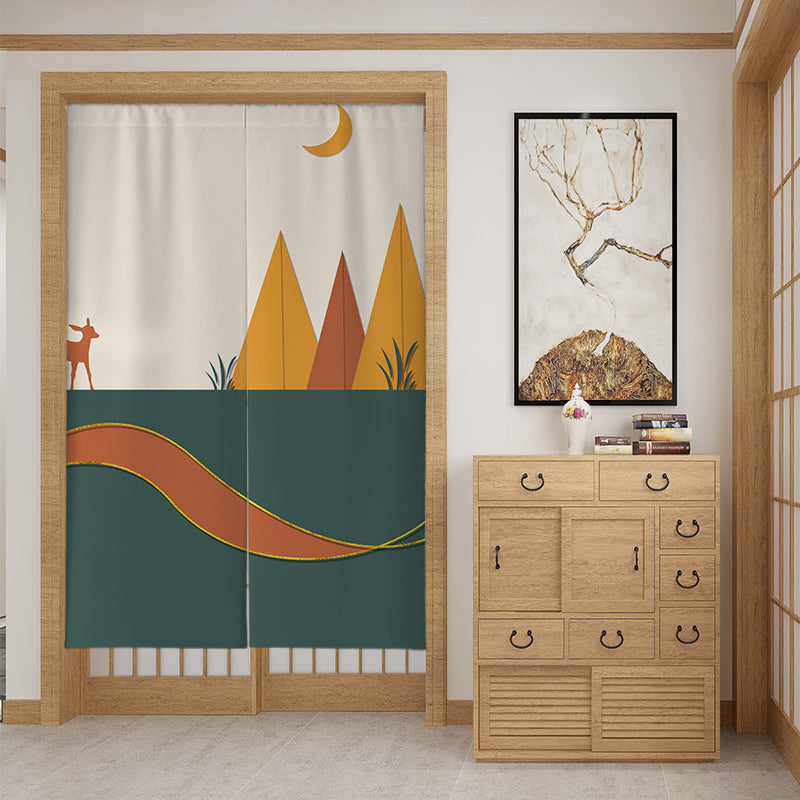 Rideaux de porte en tissu personnalisé