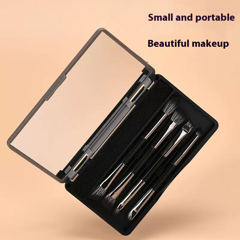 Maquillage avec miroir Pinceau de maquillage multifonctionnel