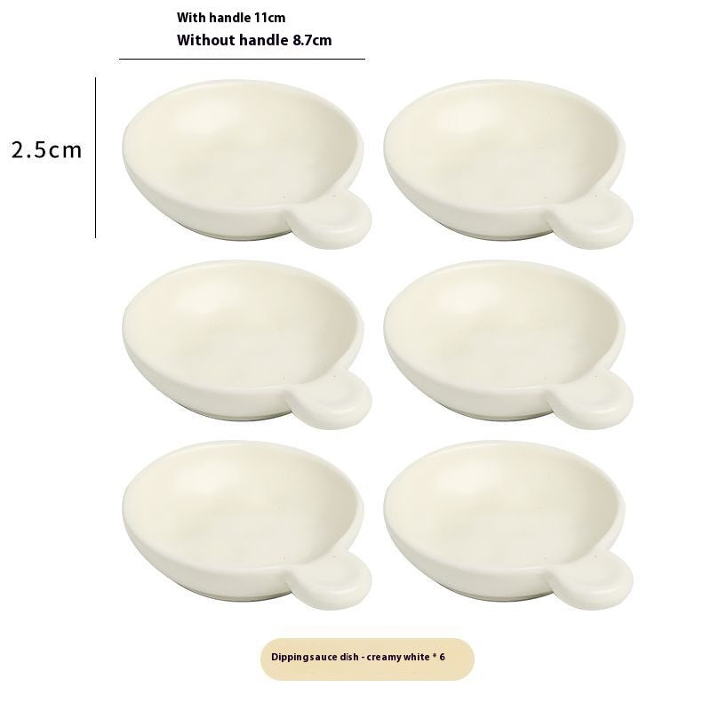 Disque de stockage Costume latéral Sauce de soja Sauce Vinegar Dish
