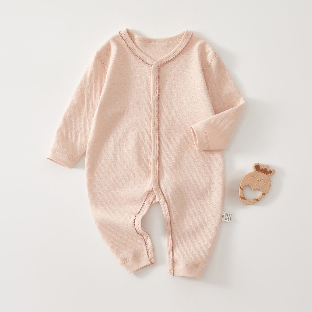 Costume de bébé à manches longues en coton pur