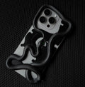 Cas de téléphone décoratif sur mesure Snake Hollowed Out