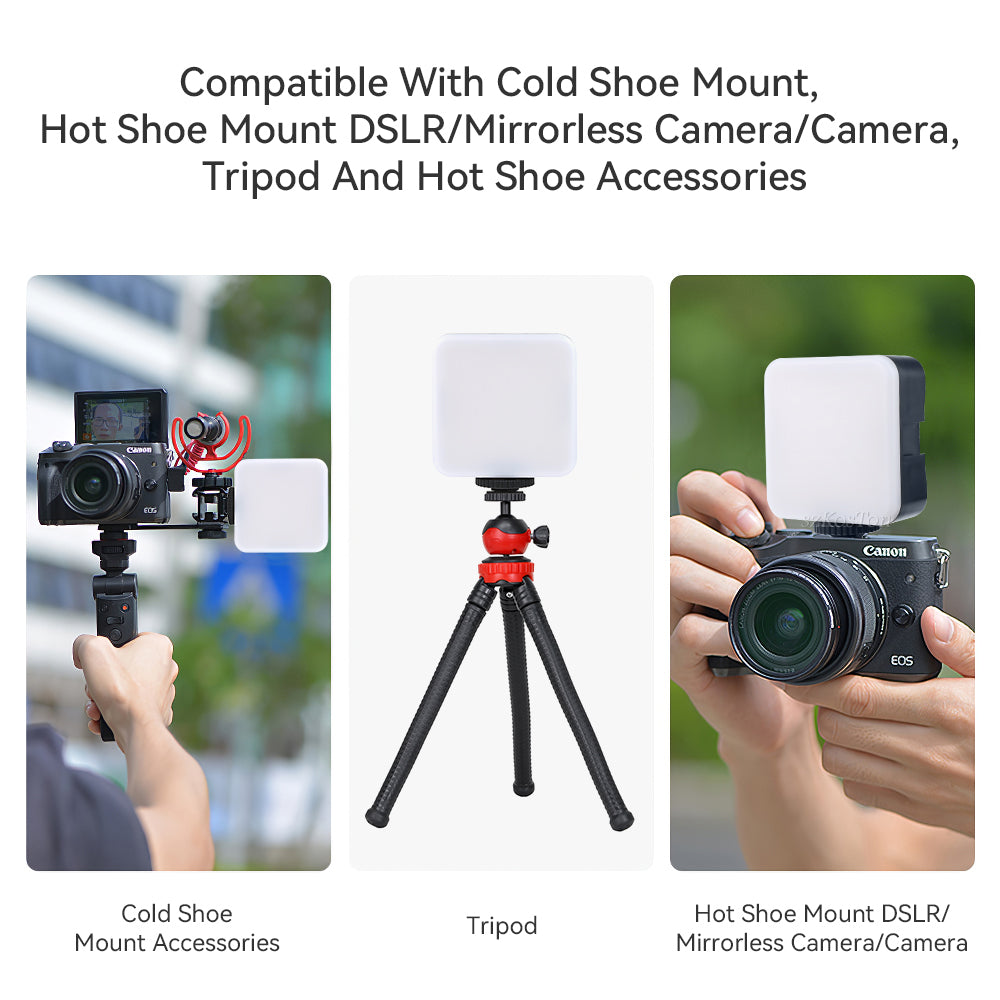 Outdoor Mini Square LED Pocket Tripod