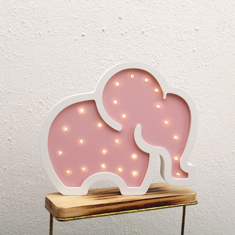 Bébé éléphant LED lumière de nuit