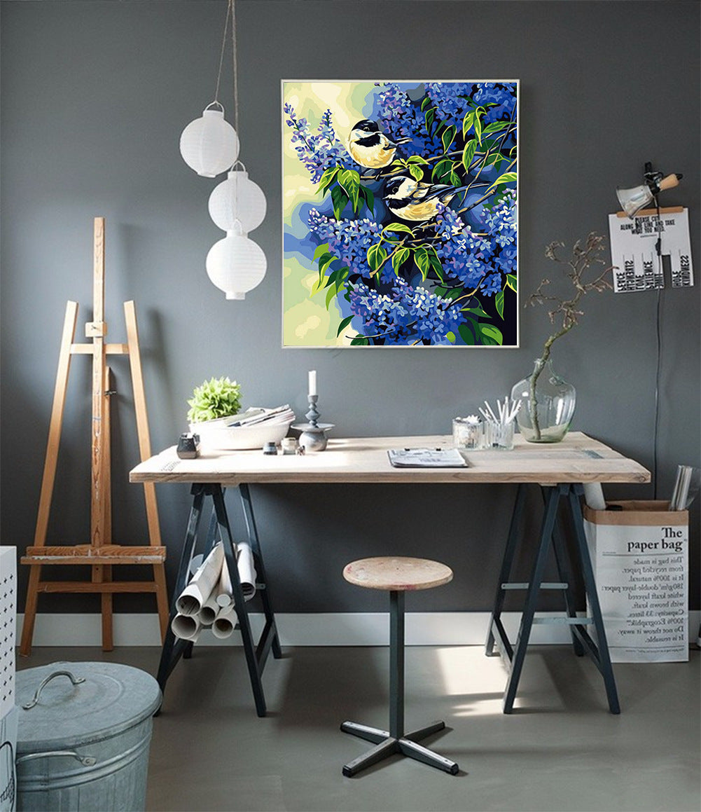 DIY peinture à l'huile numérique peinture à l'huile de tournesol