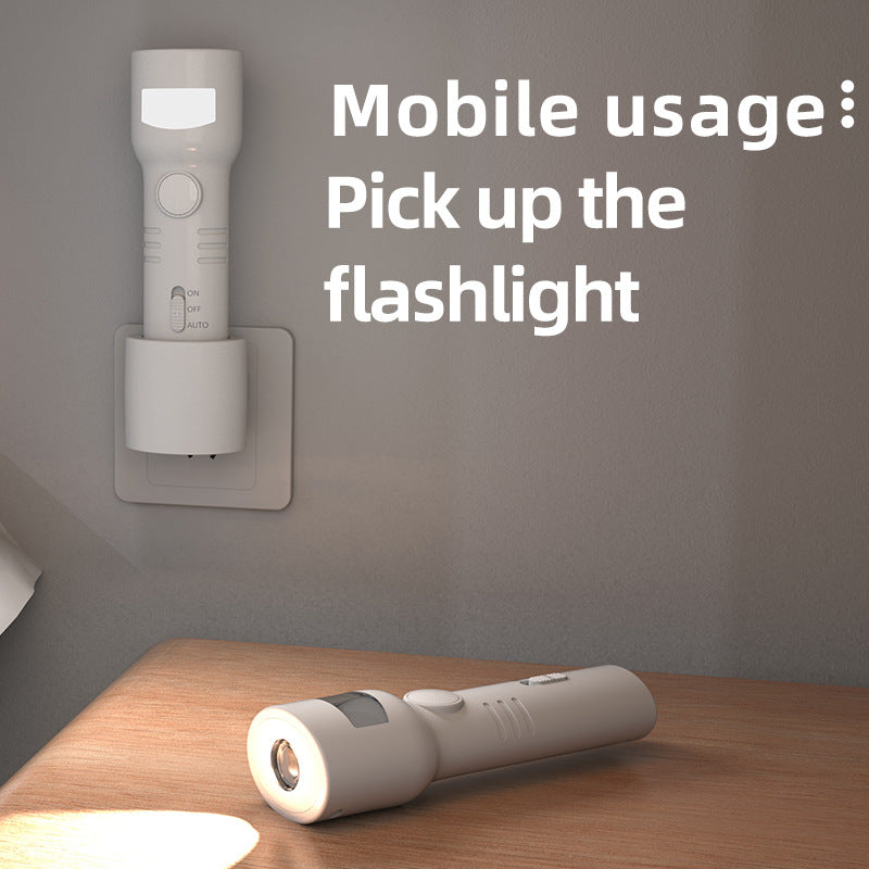 Rechargeable avec lampe de poche à induction personnes lumière de marche