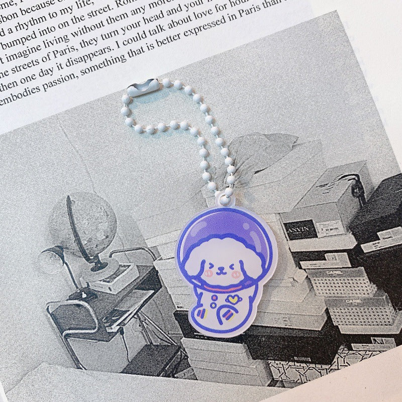 Boîte crayon de dessin animé cas mignon astronaute double-couche