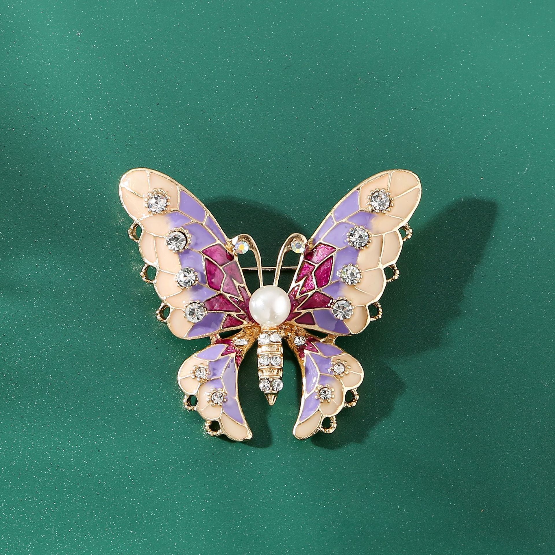 Accessoire de luxe mode Broche papillon