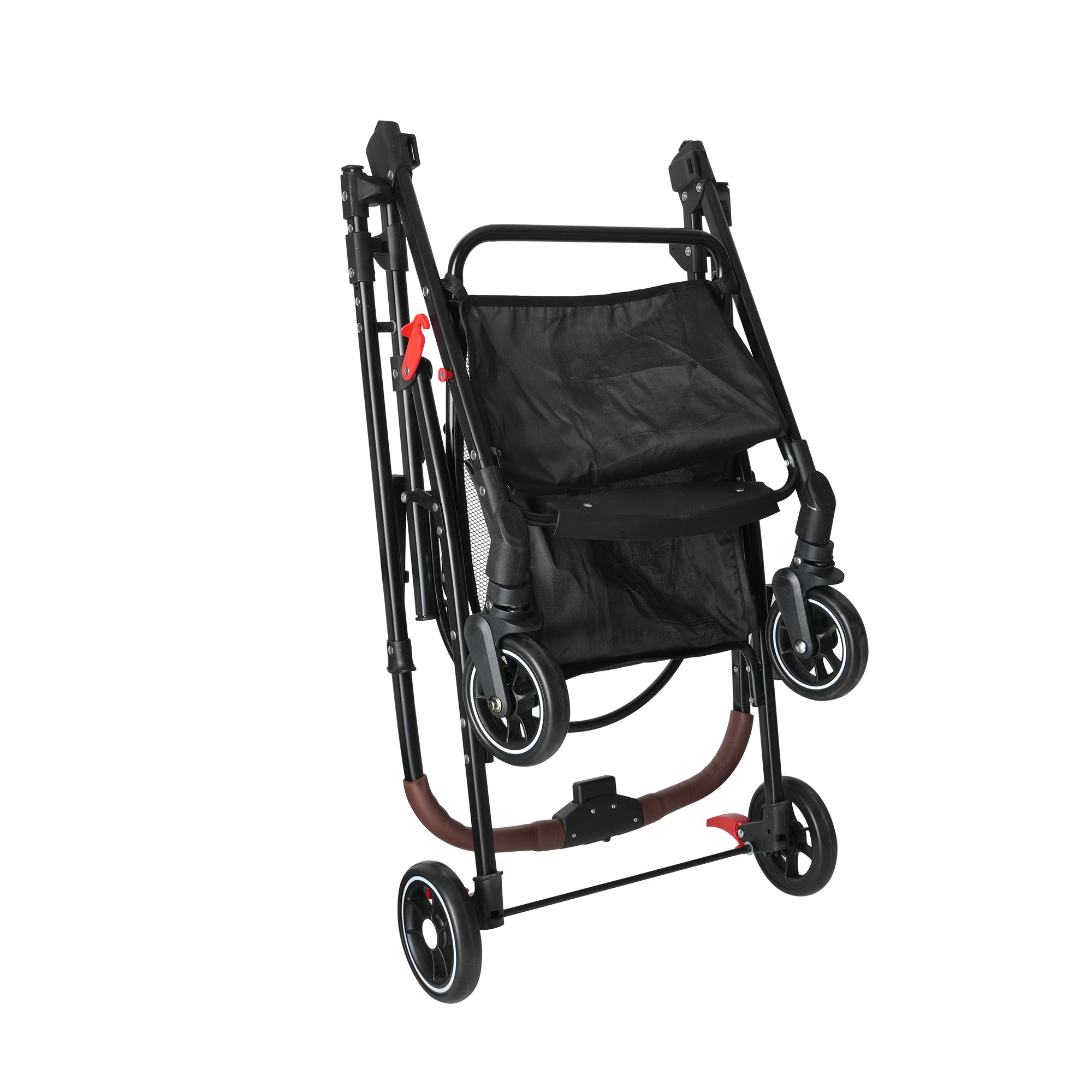 Poussette pliable 4 roues pour chiens et chats à 360°