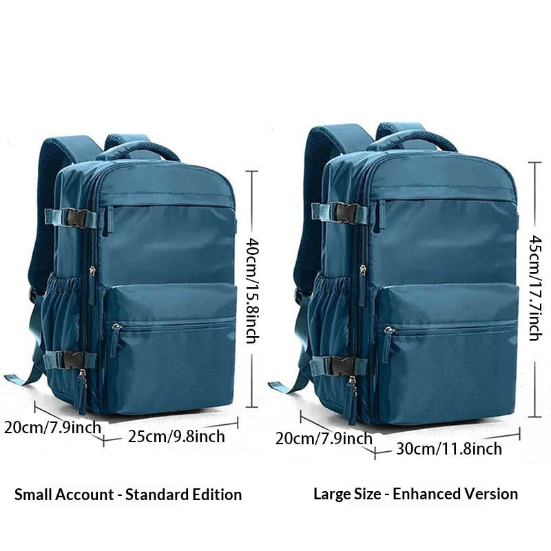Compression sous vide minimaliste femelle Sac à dos de grande capacité