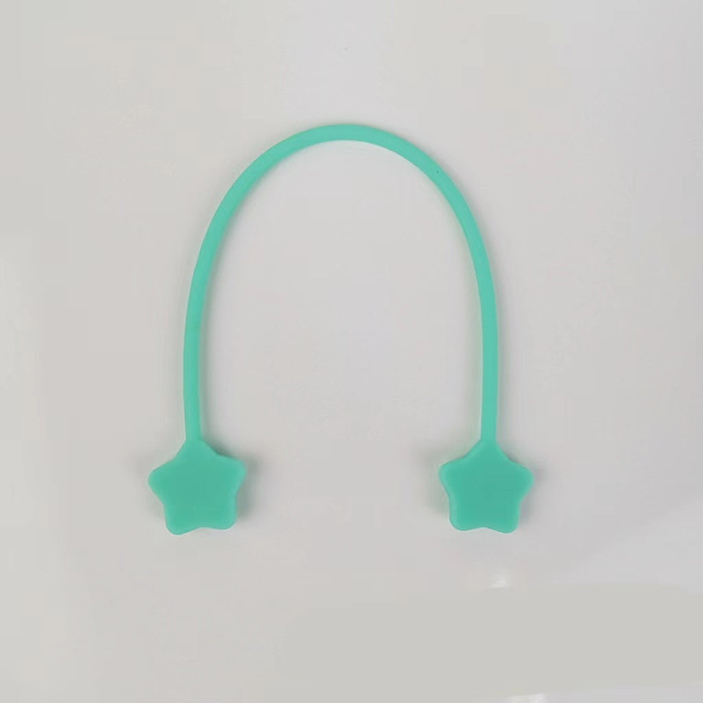 Étoile Magnet Winder Silicone Matériel Téléphone portable Organisateur de fil Magnet Clip