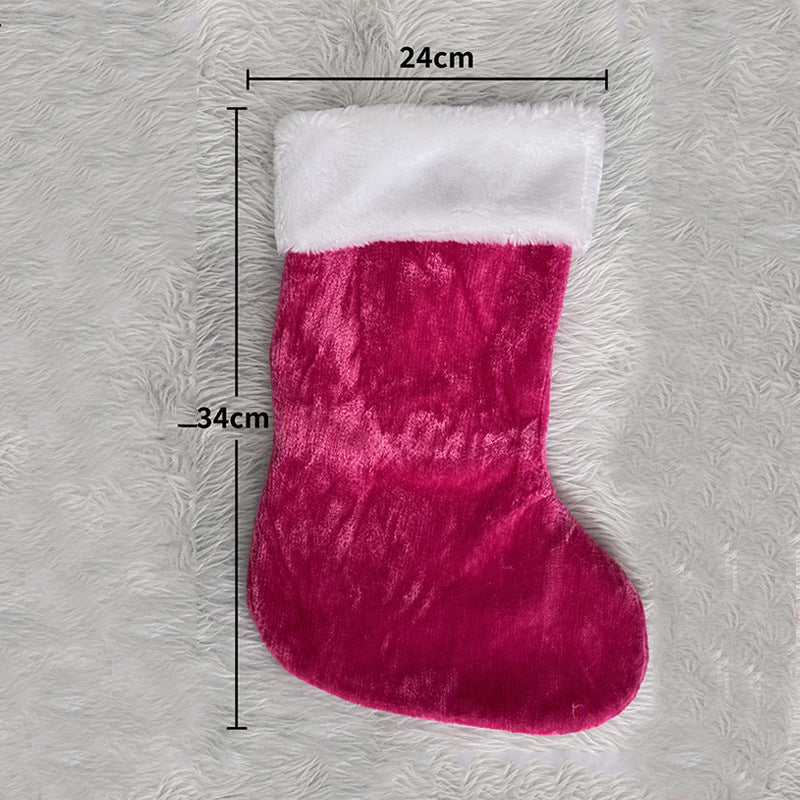 Décoration de Noël de Noël de Noël cheminée crochet ornement