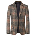 Mid-age Mens Suit Dad-style Casual Blazer à tête unique