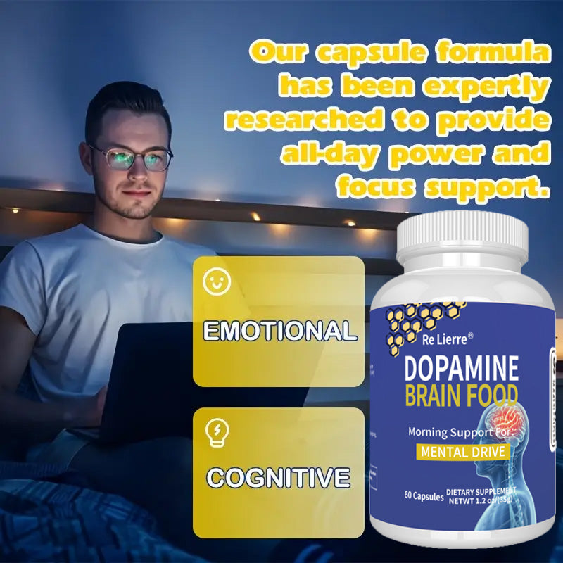 Supplément de nutrition du cerveau à la dopamine