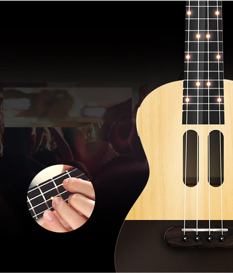 Smart Ukulele U1 Learning Spruce Gift Package Game Entrée Smart APP Petite guitare
