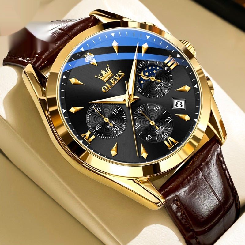 Montre de mode multifonctionnelle pour les hommes
