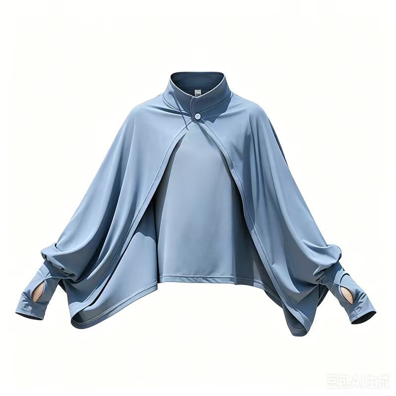 Chemise Respirante Sun-Protection pour enfants Châle et Cape de protection solaire extérieure