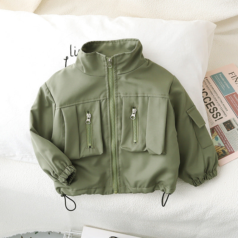 Veste d'outillage pour enfants en peluche