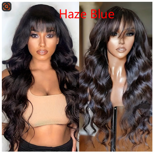 AliExpress Foreign Trade Long Wavy Full Head Wig