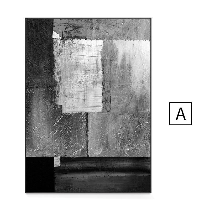 Scandinave abstrait moderne peinture murale géométrique toile d'art affiche