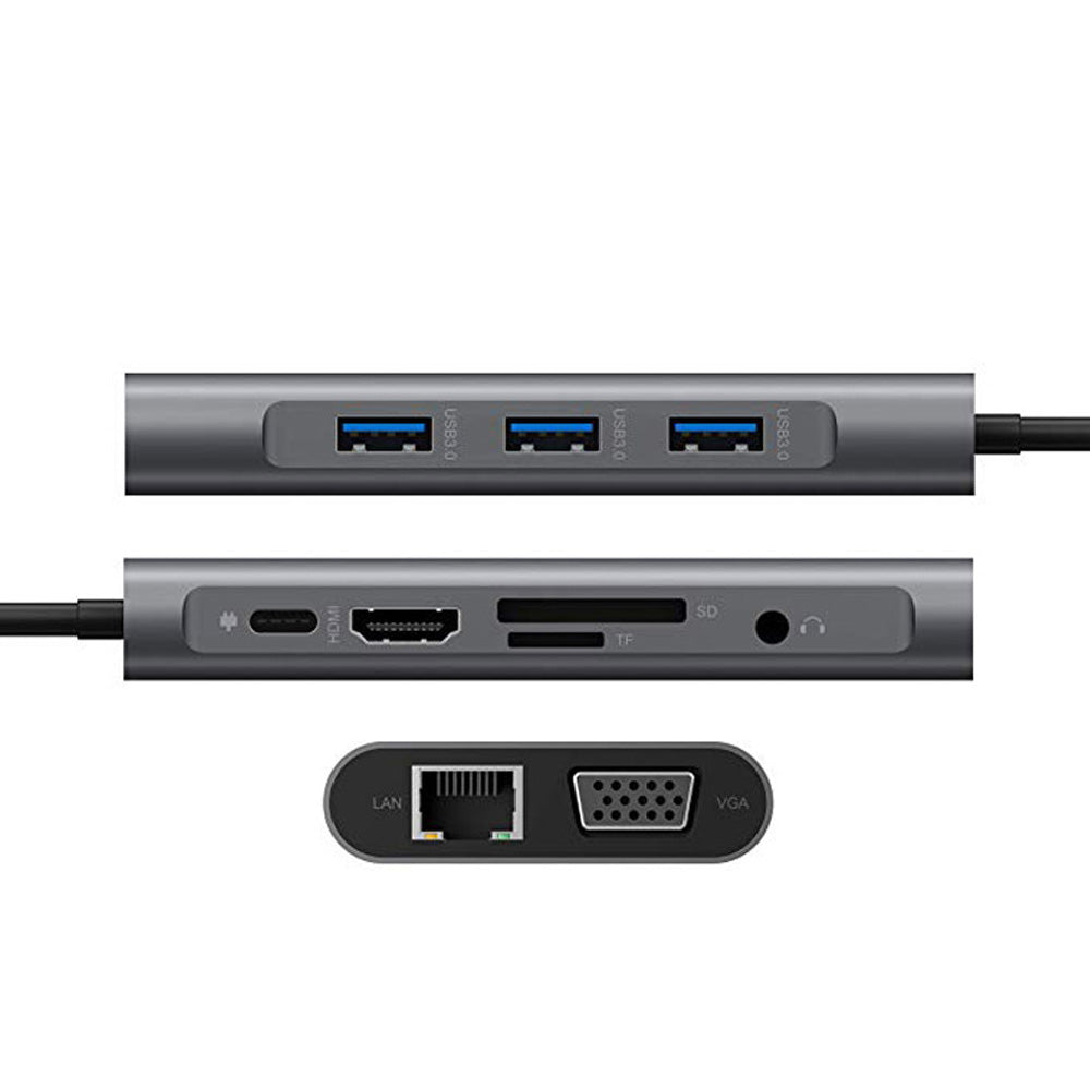 Type USB C à HDMI Dix en une extension quai USB